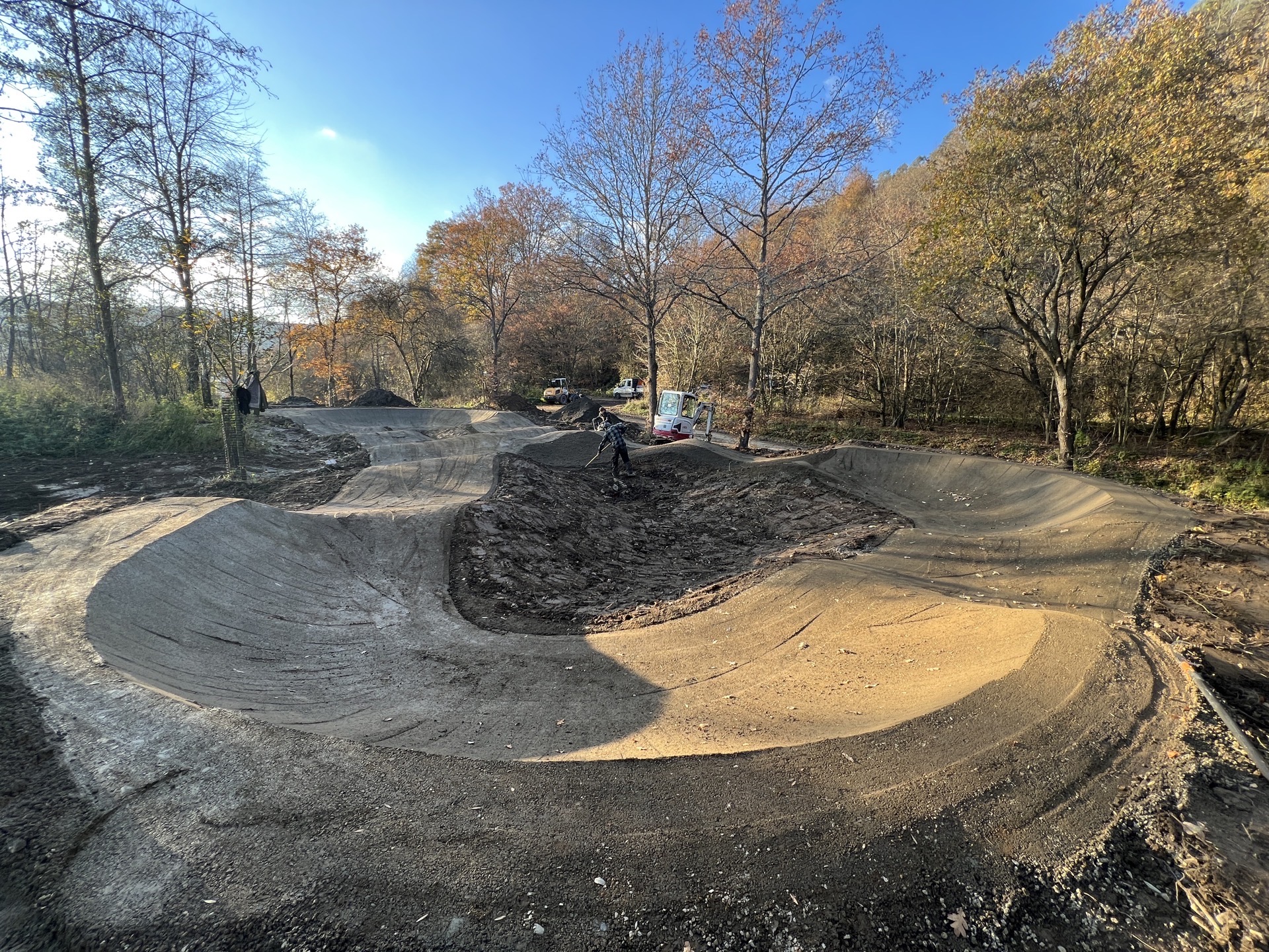 Pumptrack Bau 2
