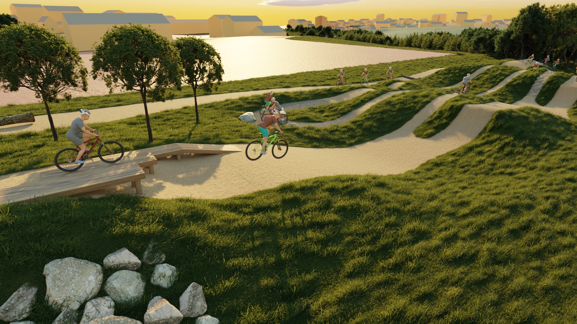 Flowtrail in der Natur